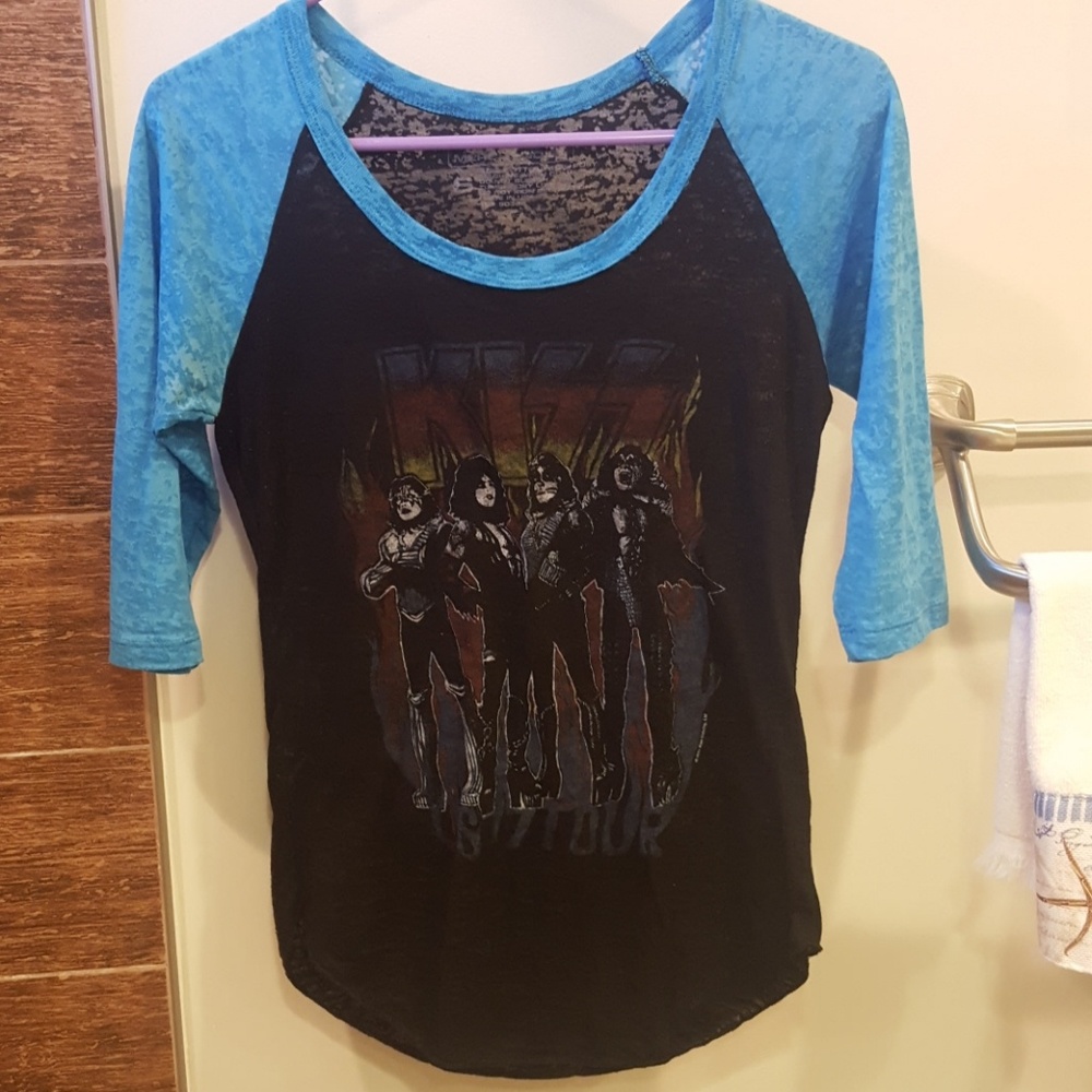 KISS quarter sleeve t-shirt